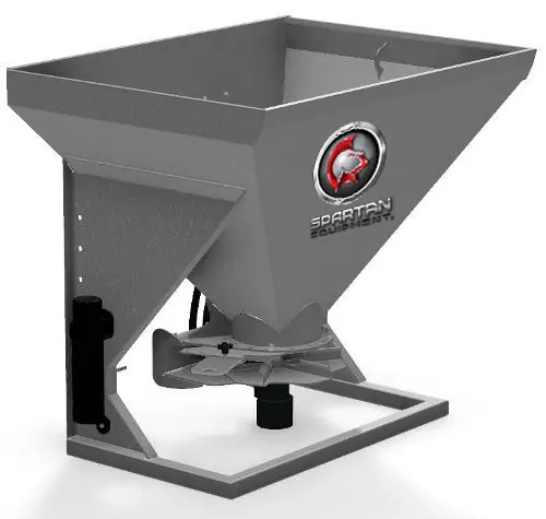 Skid Steer Salt and Sand Spreader Attachment Instant Buy