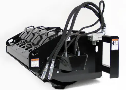 Best Seller 72" Wide Skid Steer Vibratory Roller Attachment With Padded Drum (Case Drain)