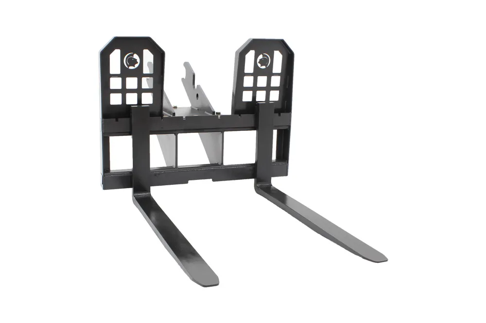Affordable Mini Excavator Pallet Forks 48" Long For 10,000-14,000 Class Machines