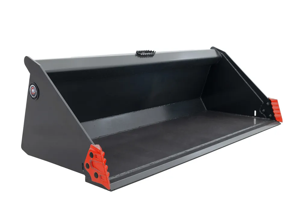 78" Wide Skid Steer Track Duty Bucket With Smooth Edge Best Choice