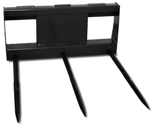 High Quality Skid Steer Bale Spear Attachment With Triple Tines (Economy Series)