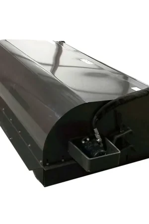 72" Wide Skid Steer Boxbroom Sweeper Attachment Economy Series Poly|Wire Brush Top Rated