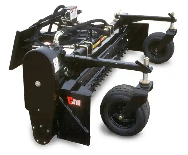 96" Wide Skid Steer Soil Conditioner Hydraulic Angel (Industrial Series) Buy Today