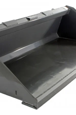 Free Returns 72" Wide Skid Steer Long Bottom Bucket With Bolt on Edge