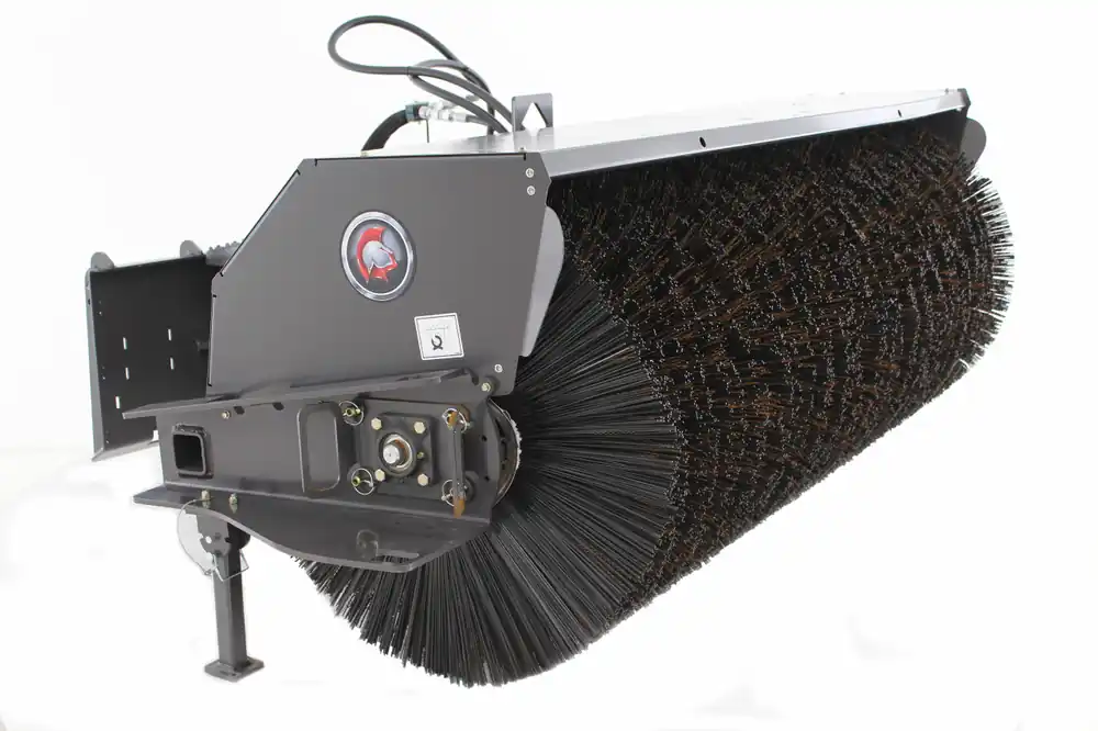 Fast Shipping 96" Wide Skid Steer Manual Angle Broom (Industrial Series)