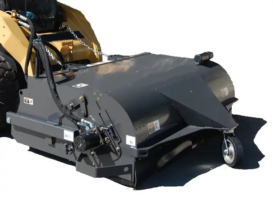 72" Wide Skid Steer Boxbroom Sweeper Attachment SEVRS Series Poly|Wire Brush (15-25 gpm) While Supplies Last