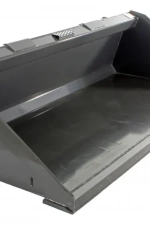 78" Wide Skid Steer Long Bottom Bucket With Bolt on Edge In Demand