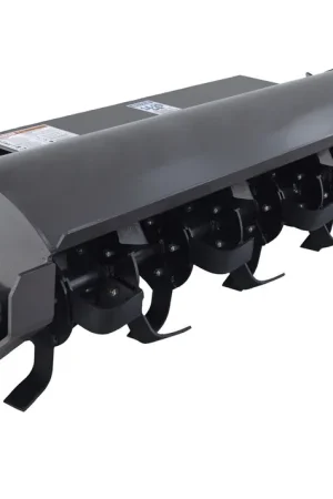 72" Wide Skid Steer Tiller Attachment With 6" Deep Tines (14-20 gpm) Fan Favorite
