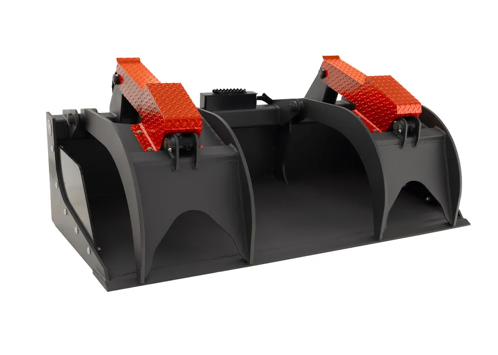 84" Skid Steer Grapple Bucket Attachment (Industrial Series) Same Day Shipping