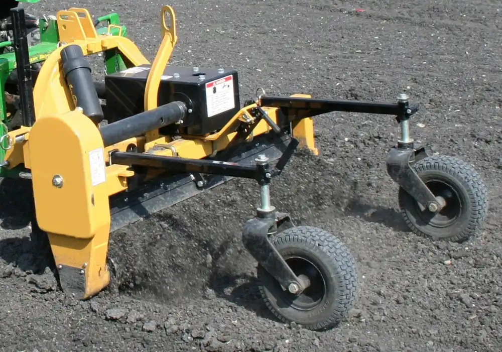 Free Returns Tractor Power Rake Model T6 72" Wide 3 Point PTO Power Rake Hydraulic Angle