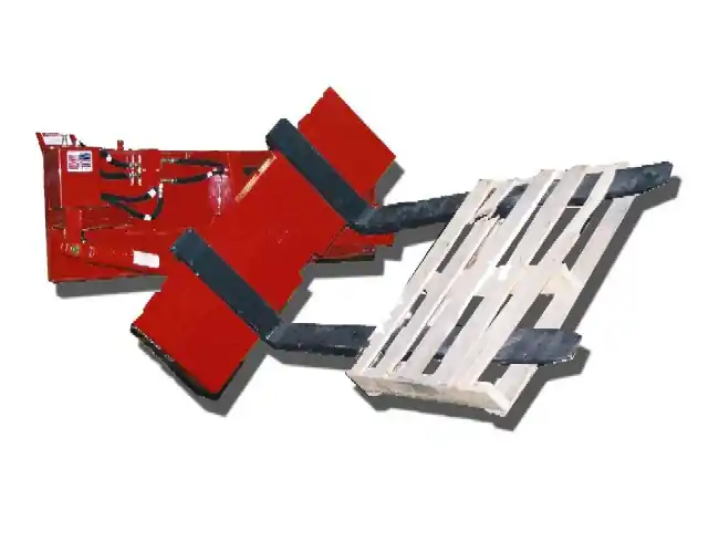 Skid Steer 127° Hydraulic Rotating Base With 60" Forks Shop Now