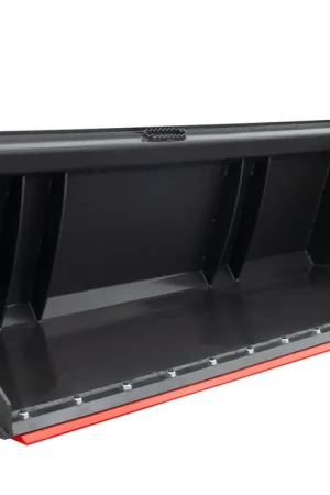 Luxury 84" Wide Skid Steer Snow & Litter Bucket With Bolt on Edge
