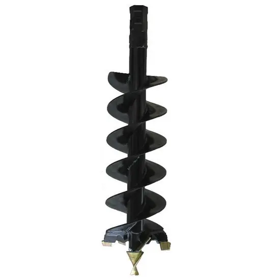 Seasonal Sale 8" Dia Auger Bit HDF Style for Standard Digging | 2.56" Round Collar
