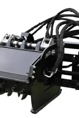 Fresh Stock 48" Wide Skid Steer Planer Attachment High Flow (25-50 gpm)
