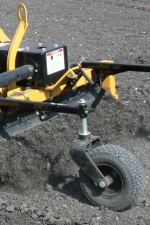 Price Drop Tractor Power Rake Model T6 72" Wide 3 Point PTO Power Rake Manual Angle