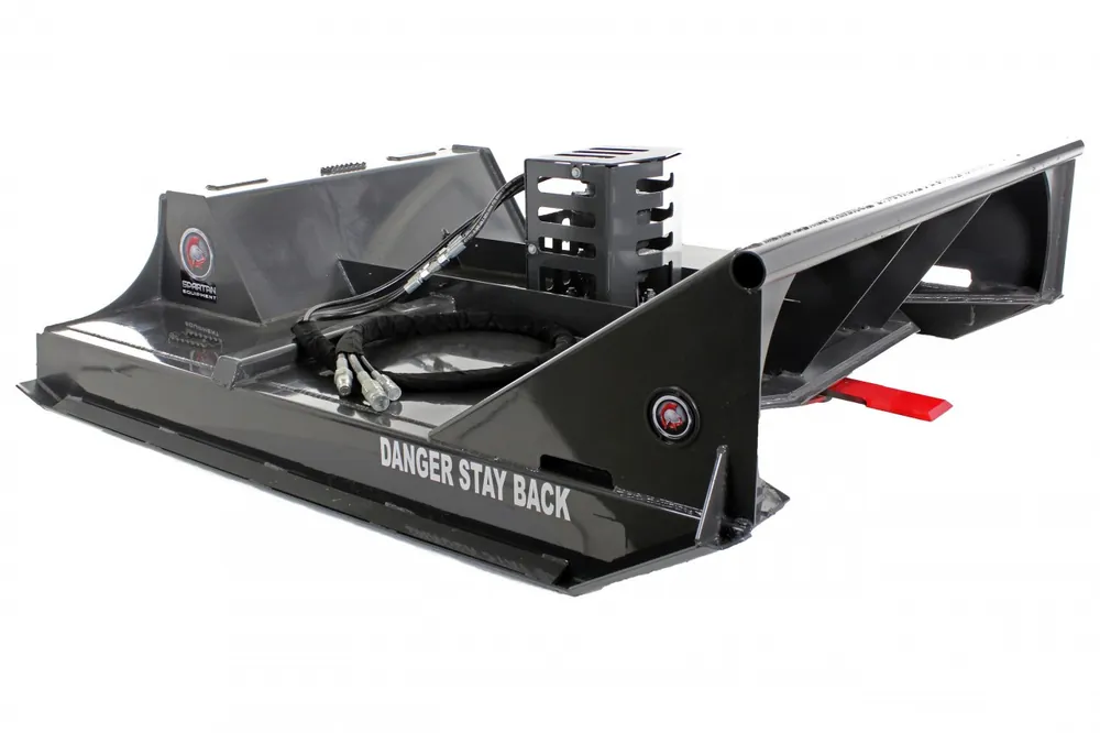 60" Wide Skid Steer Brush Cutter Attachment Piston Pump Flow (17-27 gpm) (Case Drain) Best Choice