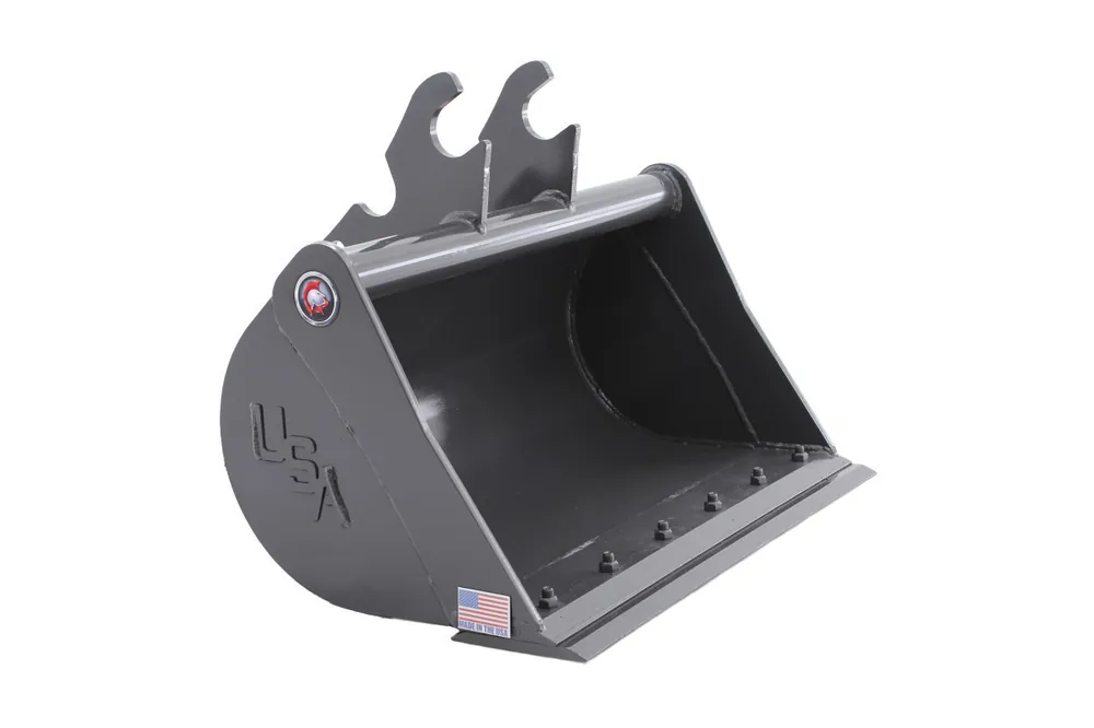 18" Wide Mini Excavator Grading Bucket With Bolt On Edge | For 14,000 lb - 18,000 lb Machines Markdown