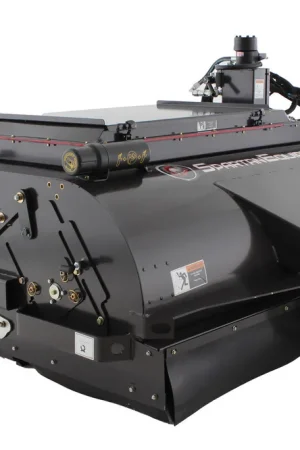 Buy Online 84" Wide Skid Steer Boxbroom Sweeper Attachment SEVS Series Poly|Wire Brush (15-25 gpm)