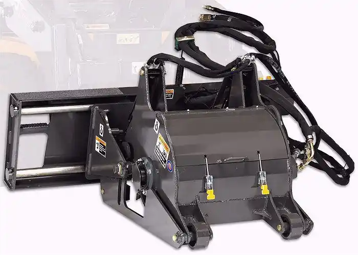 High Quality 16" Wide Skid Steer Planer Attachment High Flow
