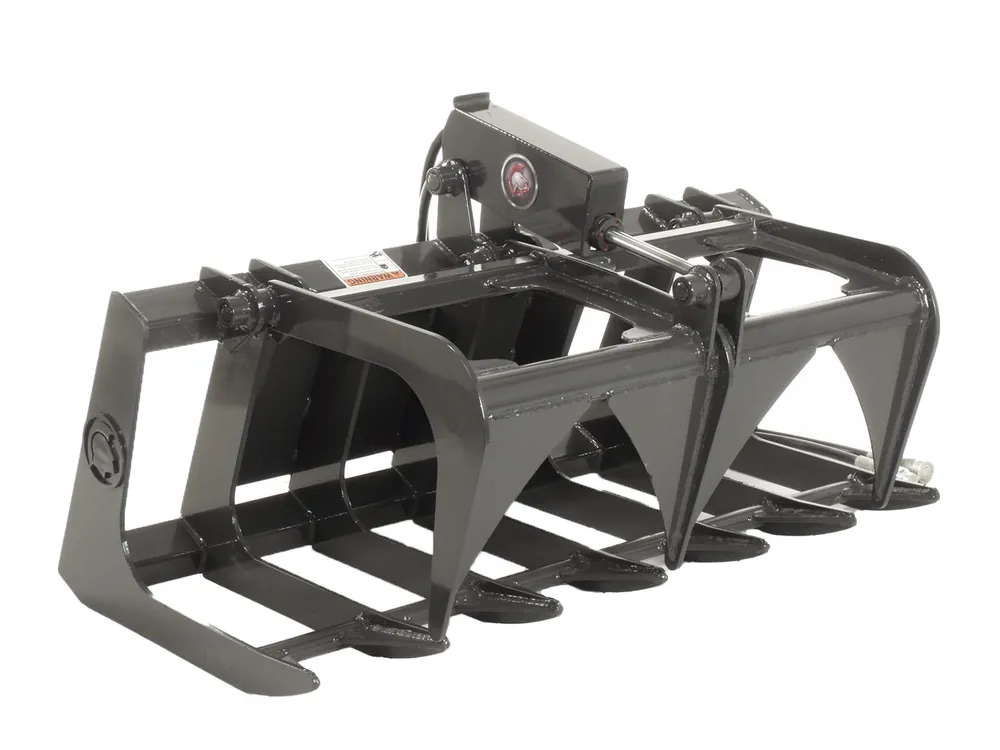 54" Wide Mini Skid Steer Root Grapple Attachment Special Discount
