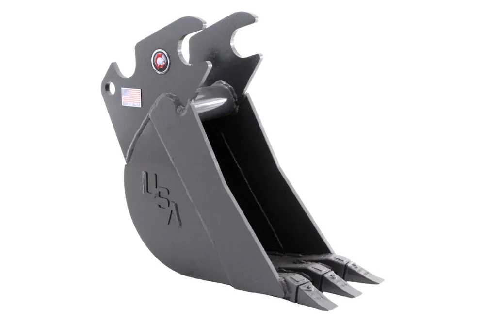Discount 12" Wide Mini Excavator Tooth Bucket | For 10,000 lb - 14,000 lb Machines