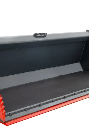 High Quality 72" Wide Skid Steer Track Duty Bucket With Bolt on Edge