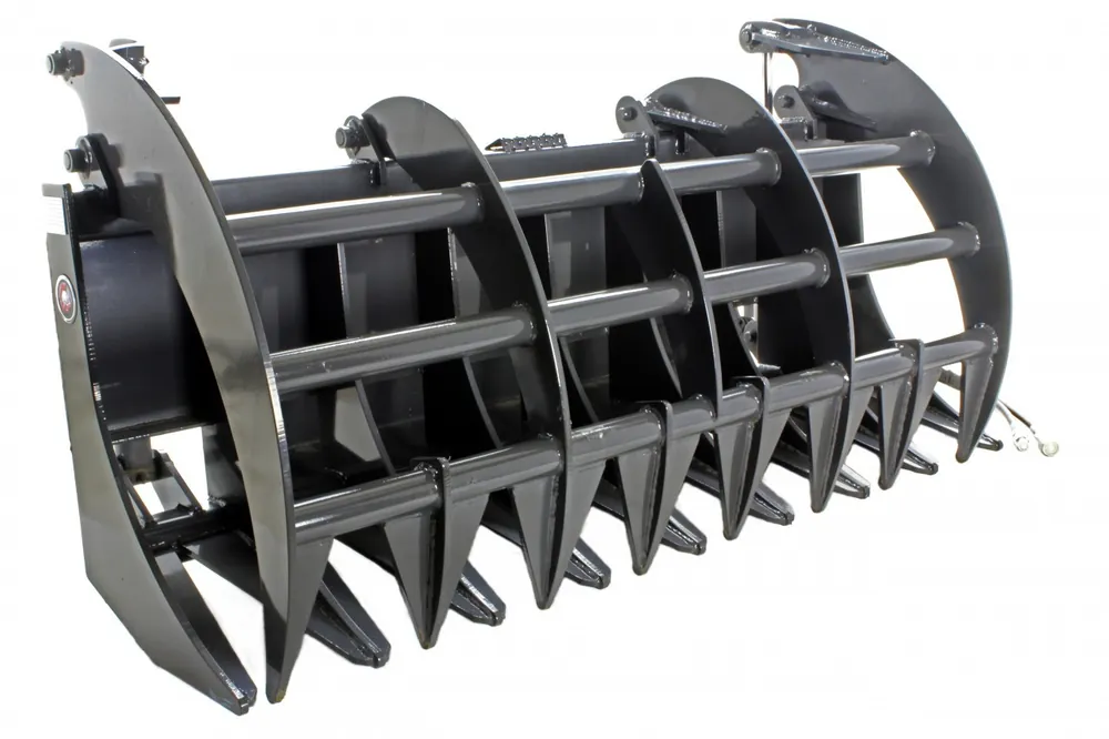 Brand New 78" Wide Skid Steer Grapple Rake Attachment Professional Series