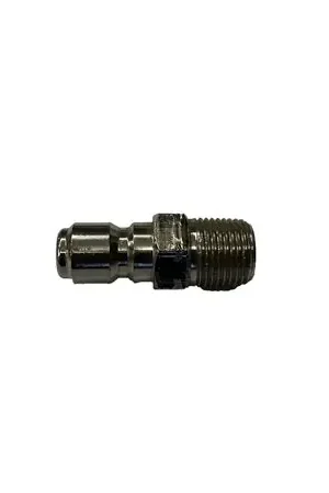 Secure Checkout (777913) 3/8" Plug X 3/8"M NPT Steel Hardened Zinc Plated