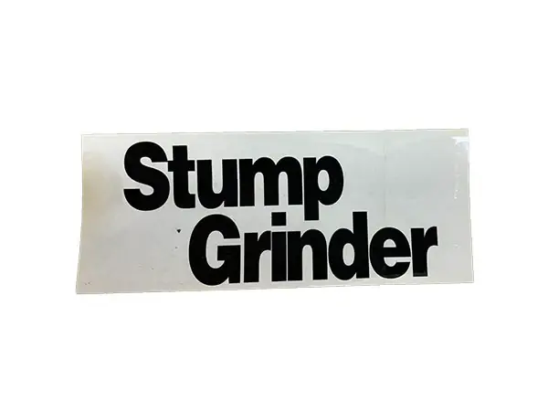Markdown (783544) DECAL: STUMP GRINDER (16249)