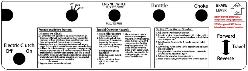 (785625) Decal, Control Panel Time-Limited