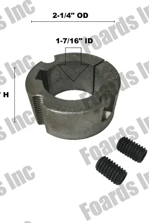 Clearance (16370-K) Bushing 1610 1-7/16" Kohler-117162