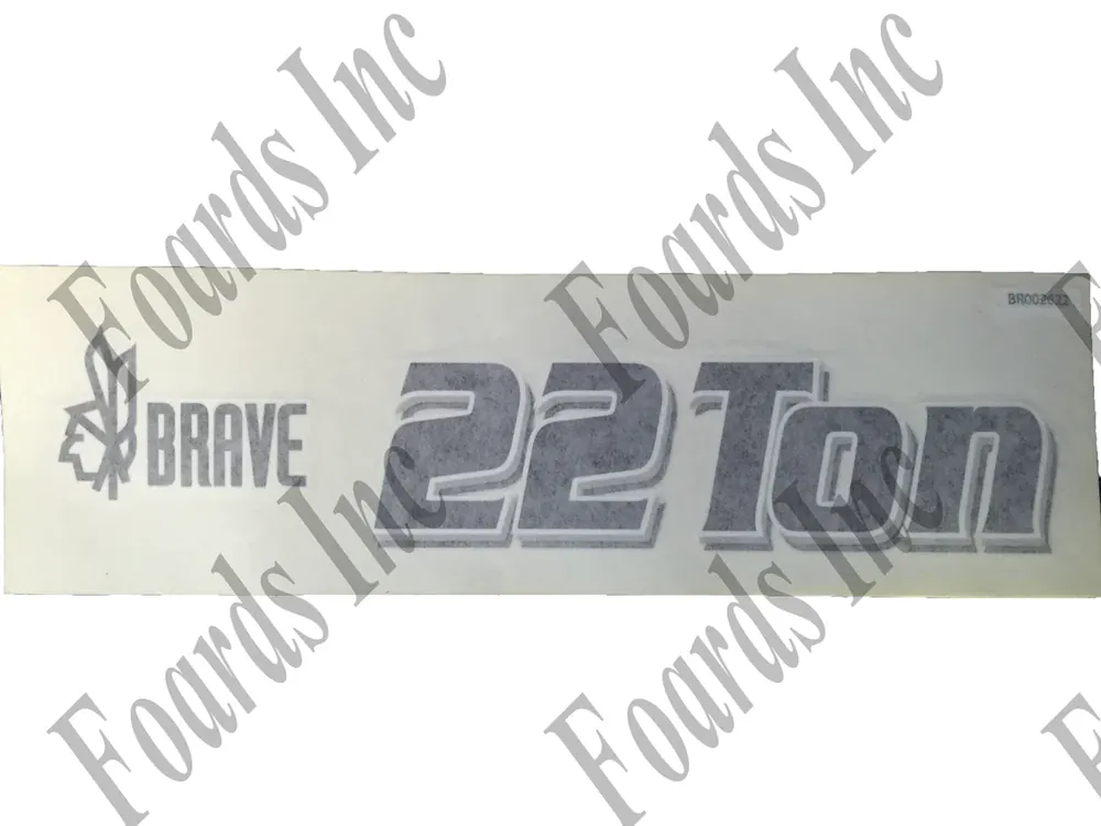 New Arrival (BR002622) DECAL - 22 TON BRAVE DECAL