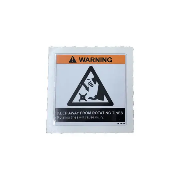 (336784) DECAL - TINE WARNING Special Discount