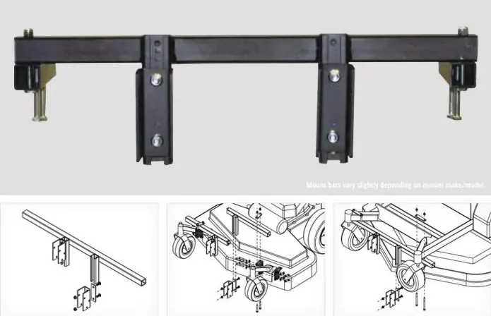 (39ISX) Jrco Mount Bar Kit | ISX Models Last Chance