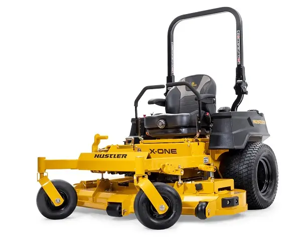 Get Yours Hustler X-One Rear Discharge 60" Commercial Zero-Turn Mower w/ Kawasaki FX850 (27HP)