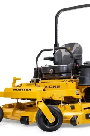 Genuine Hustler X-One Rear Discharge 54" Commercial Zero-Turn Mower w/ Kawasaki FX850 (27HP)
