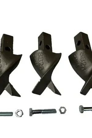 (BR10621) Screw, Auger, Shank, Square, 2.5D (3PAK) Crafted