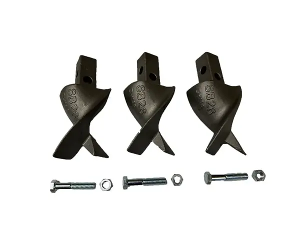 (BR10621) Screw, Auger, Shank, Square, 2.5D (3PAK) Crafted